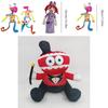 Der erstaunliche digitale Zirkus Plüsch Magische Zahl Zirkus Kaninchen Clown Puppe Lila Blase 15cm