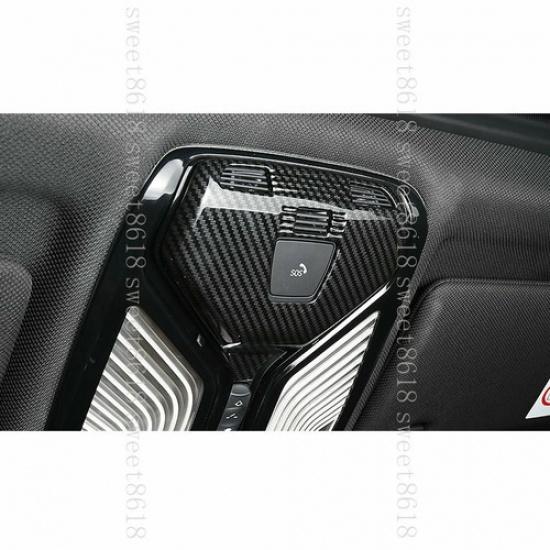 For BMW 5 Series G30 G31 17-20 Carbon Fiber Color Front Reading Light Frame Trim
