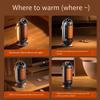 2000W 4 Heat Settings Intelligent Desktop Space Heater Powerful PTC Ceramic Fast Heating For Home Office Bedroom Use