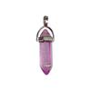 Hexagonal Stone Double-Point Pendant Sweater Chain