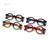 Men Retro Reading Glasses Anti Blue Light Eyewear Trend Ultra-lightweight Round Frame Women Presbyopic Eyeglasses Frame Unisex