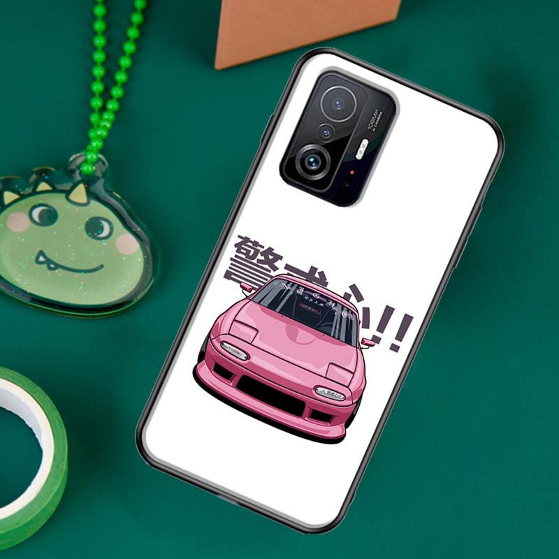 Japan JDM Sports Car Case For POCO F5 X5 X3 Pro X4 F4 GT F3 M5s C40 Cover For Xiaomi 13 12 Lite 11T 12T Pro 12X