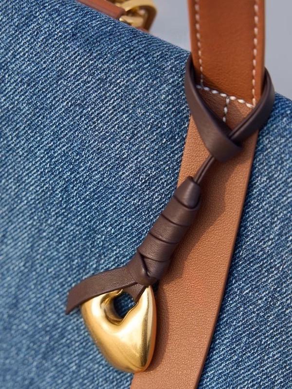 Niche Design Handmade Leather Keychain with Woven Ornament Pendant