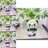 Entzückender Plüsch-Panda-Schlüsselanhänger Plüschtier Für Paare Geschenke Mit Weichem Kurzem Fell