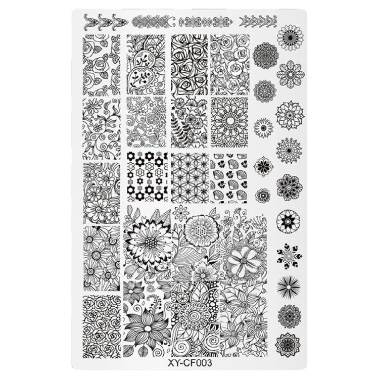 Stainless Steel Nail Stamping Plate Creative And Stylish Nail Art Intricate Nail Design Plate For Fashion Enthusiasts