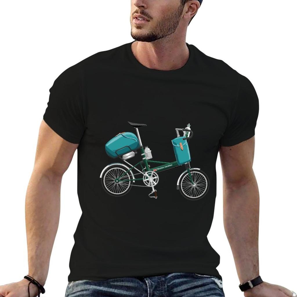 Moulton Marathon Bicycle Tshirt Casual Simple Design Short Sleeve Shirt