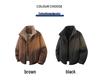 Herren Luxus Bergadler Lammwolle Winter Daunenjacke
