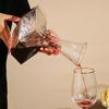 Irregular Wine Decanter Creativity 1450ml Decanter Dispenser Crystal Glass Wine Aerator Mirror Jug Gift Bar Decor Art Glassware