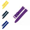 Durable Silicone Watch Strap Replacement For Swatch 16mm 17mm 19mm 20mm