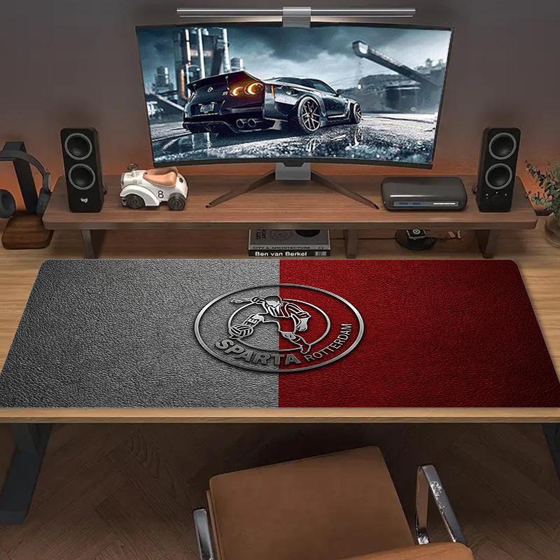 Sparta Rotterdam Mouse Pad Large Gaming Table Cushion Nonslip Laptop Tablet Big Mousepad Xxl Mat Mini Pc Playmat With Lock Edge