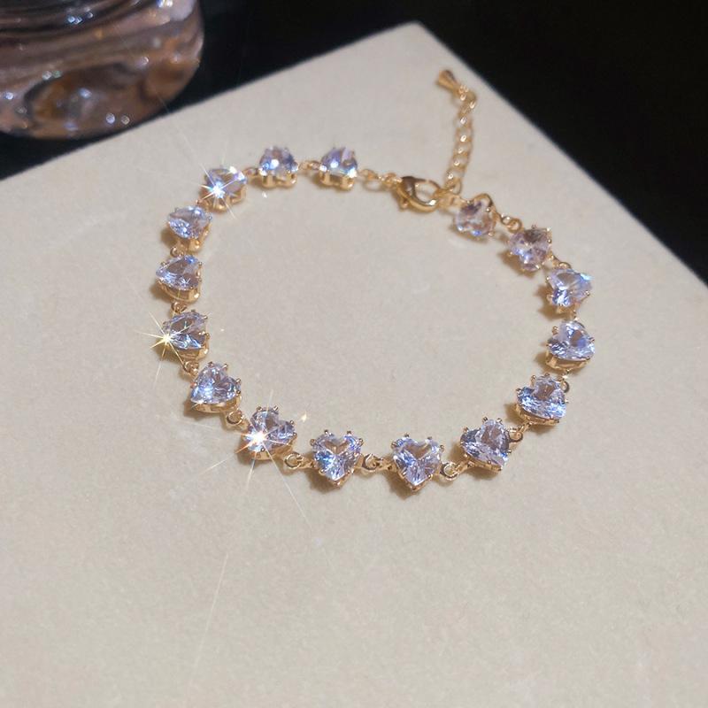 Bracciale Geometrico in Zirconi di Lusso Raffinato: Design Colorato e Versatile