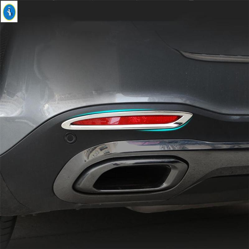 Car Accessories Rear Foglight Fog Lights Lamps Cover Trim Chrome Exterior Refit Kit Fit For Mercedes-Benz GLE 320 450