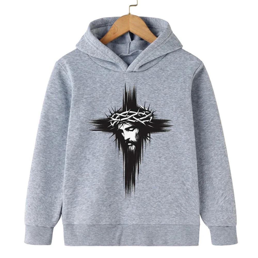 Mode Hip-Hop Trend Street Buchstaben Kunst Druck Junge/Mädchen Schlicht Langärmlig Lässiger Kapuzenpullover Alltags-Kapuzenpullover