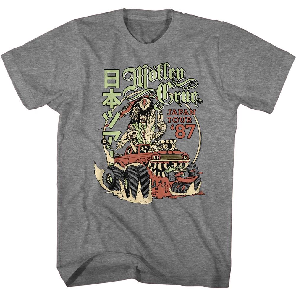 Motley Crue Japan Tour 87 Allister Fiend Men s T Shirt Metal Music Merch 4XL