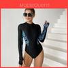 Ladies Onepiece Swimsuit With Zipper And Sun Protection For Water Sports Enthusiasts
