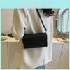 Stilvolle Schwarze Lässige Umhängetasche Für Damen Schicke Modische Pu Kleine Quadratische Handtasche