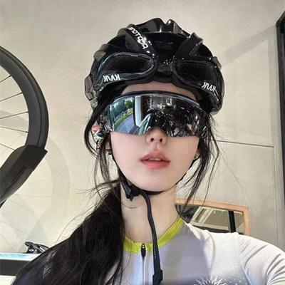 Large Frame Cycling Glasses Men'S And Women'S Outdoor Mountaineering Marathon Running Eye Protection Sports Sunglasses Colorful Sunglasses