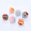 6Pcs Pet Molar Toy Bite Resistant Relieve Stress Plush Creative Bite Chew Toy Ball for Cats