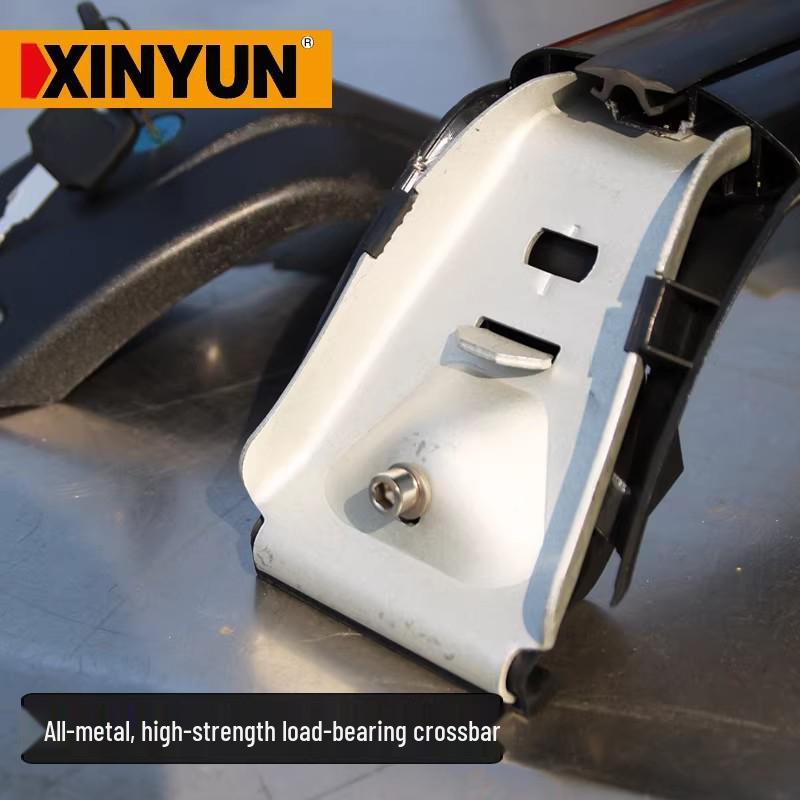 Changan UniZ Shark Roof Cross Bars: Thickened Aluminum Alloy, Strong Load Capacity, Lockable, Stable Bracket Luggage Rack