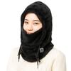 ShinHye Neck Hooded Cold Fluffy Fleece Perfect for and Other Outdoor Sports Women's Warmer, Balaclava, Protection, Warmth, Lining, Lightweight, Soft,