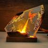 Epoxy Dragon Shape Resin Night Light Halloween Gift Home Creative Lighting Transparent with USB Interface Multicolor LED with Remote Control