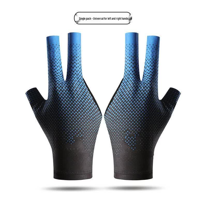 LISM Lightweight Breathable Three-Finger Half-Finger Billiard Gloves