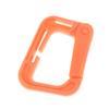 5Pcs Outdoor Plasctic Shackle Carabiner D Type Backpack Hanging Webbing Hook Buckle Multi Outdoor Hiking Camping Gear
