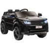 Carro Elétrico SUV Infantil, até 5 km/h, com Cinto de Segurança, Controle Remoto, Faróis, Função de Música, Preto