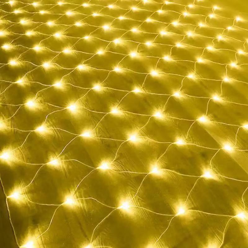 LISHI Outdoor LED Net & Waterfall Meteor Lights