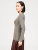 Double Standard Clothing Rib Knit Top Size 38 Sov. 0509-020-223 Women's Gray,