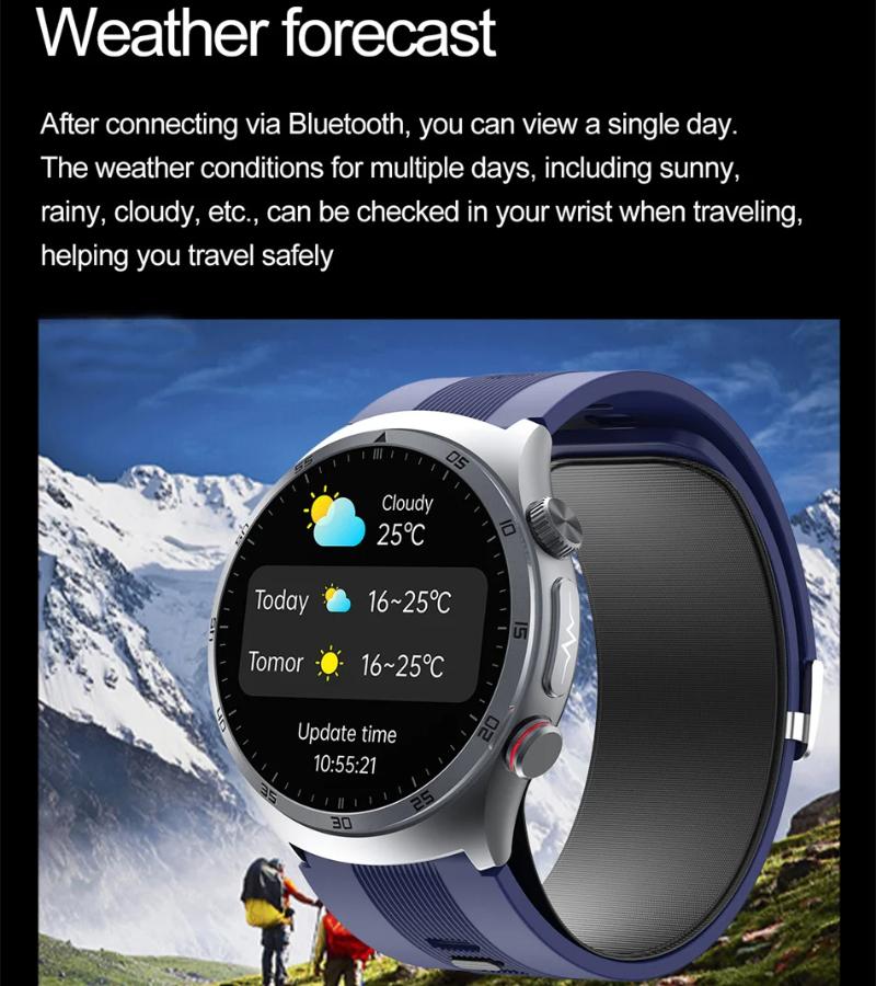 NFC Smartwatches ECG Air Pump Blood Pressure Watch Blood Oxygen Sport FitnessTracking Sapphire Smart Watch for Xiaomi Huawei iOS