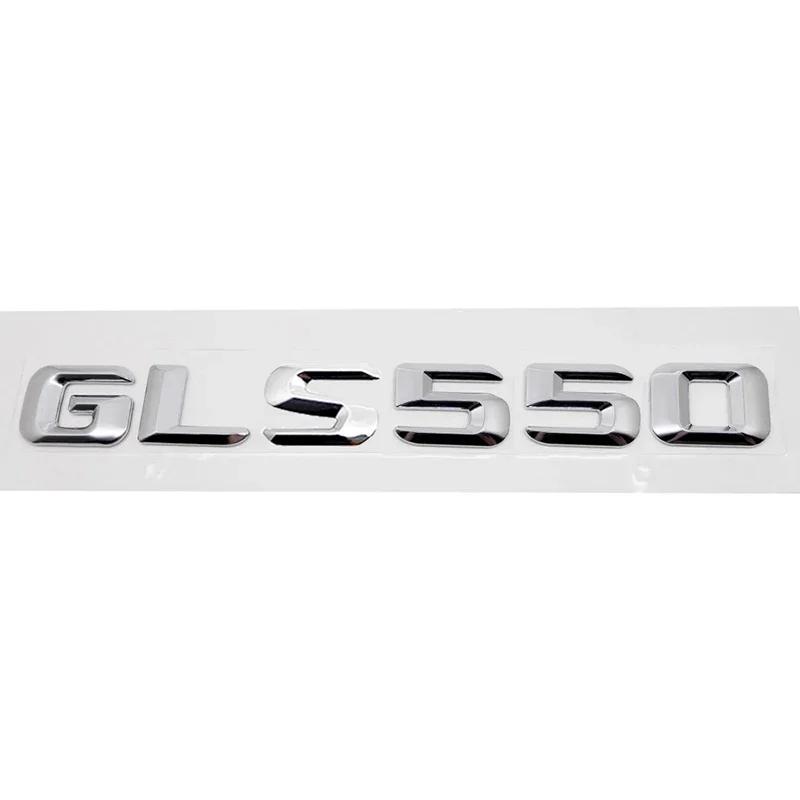 3D Car Stickers Rear Tail Decal Emblem for Mercedes Benz GLS400 GLS450 GLS500 GLS550 GLS580 GLS600 Accessories