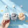 Bean Bag Fluffy Mouse Keychain Bag Charm Rat Plush Doll Soft Fabric Hamster Pendant  Kids Toy