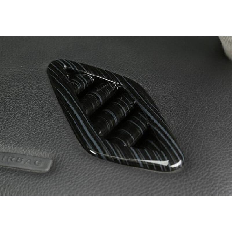 Bright Black For Benz GLA CLA Cover Trim Car Dashboard Side Outlet Vent 13-