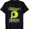 For Electrician Commercial T Shirt Black S Vintage Washed Top For Everyday Wear Breathable Streetwear Versatile Graphic