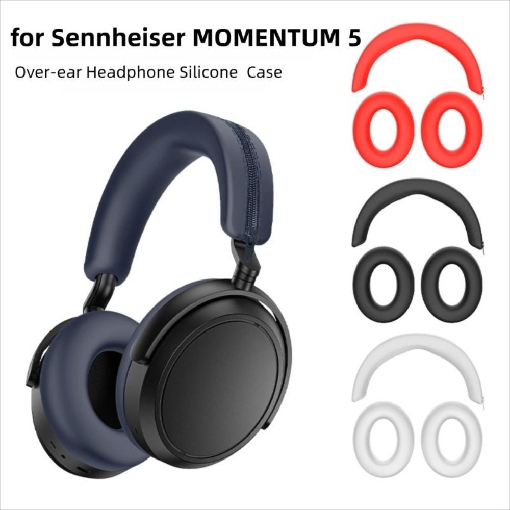 Shockproof Headbeam Sleeve Silicone Headband Protector for Sennheiser MOMENTUM 5 Wireless