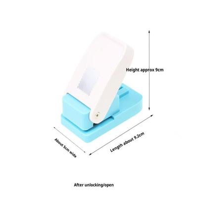 Poinçon Rectangulaire Type Timbre Poste à Levier Poinçon d'Artisanat Pour le Travail du Papier Scrapbooking Divers Matériaux Outil de Poinçonnage