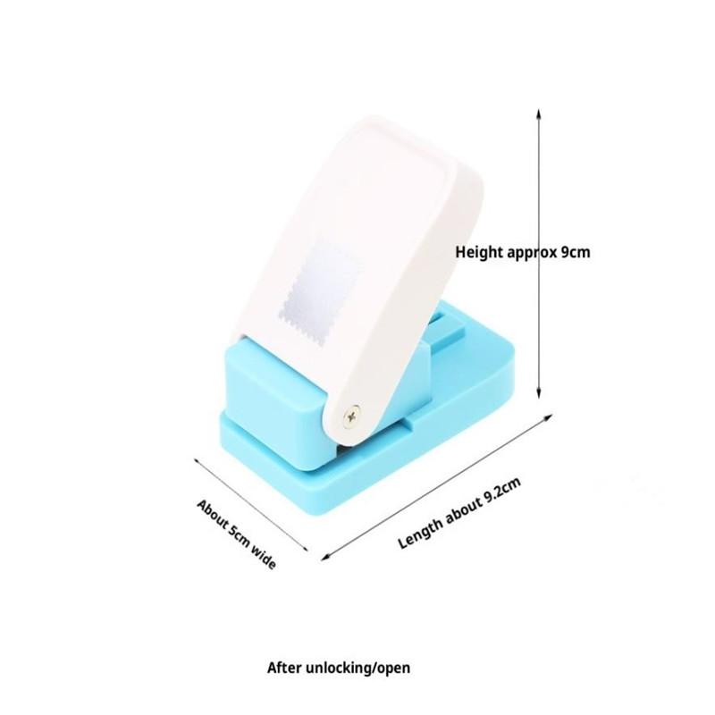 Rechteckiger Briefmarkenstanzer Hebelwirkung Bastelstanzer für Papierbasteln Scrapbooking Verschiedene Materialien Stanzwerkzeug