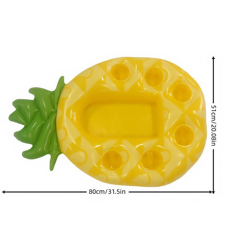 Multi-Hole Inflatable Tray & Cup Holder for Parties