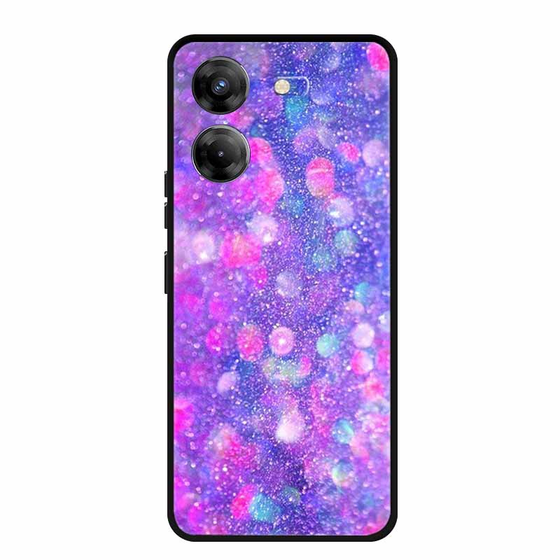 For Tecno Pova 5 Phone Case 6.78" Coque Black Bumper Silicone Soft Back Cover Case For Tecno Pova 5 Case Pova5 Funda Para Capa