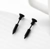Promotional Black Stud Earrings, Personalized Screw Style Creative Women'S Earrings