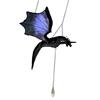 Halloween Flying Dragon Wall-mounted Colored Sun Shading Curtain, Flying Dragon Colored Hanging Decoration, Handmade Resin Sunshade Pendant For