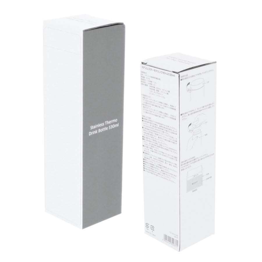 Stainless Steel Thermos Drink Bottle, 430ml530ml Vacuum-Resistant Double-Walled Thermos, Insulated for Hot or Cold Drinks, Slim Design, Perfect Gift