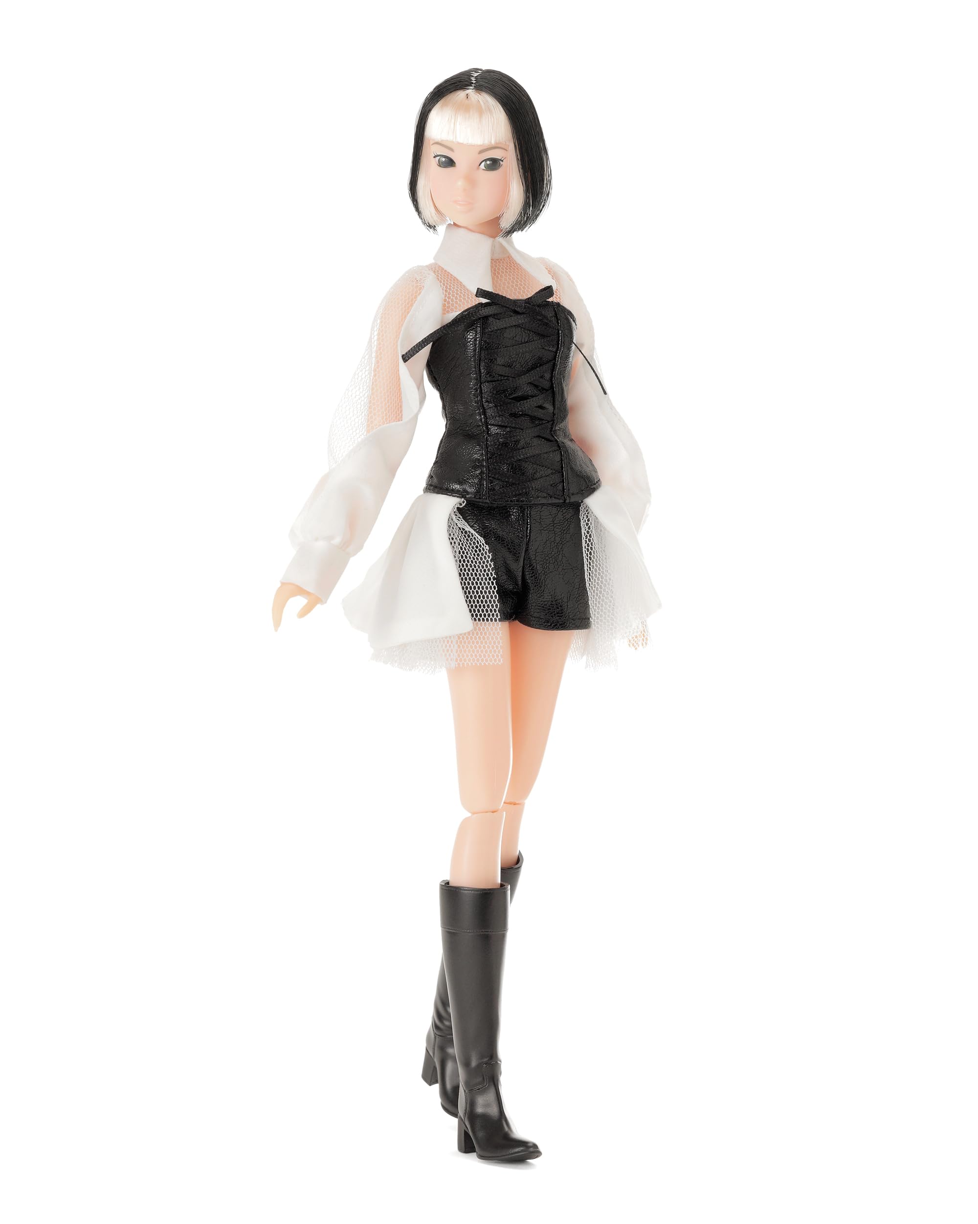 

кукла momoko DOLL GIRL POP синяя звезда кукла из ПВХ Ч/Б Вер.