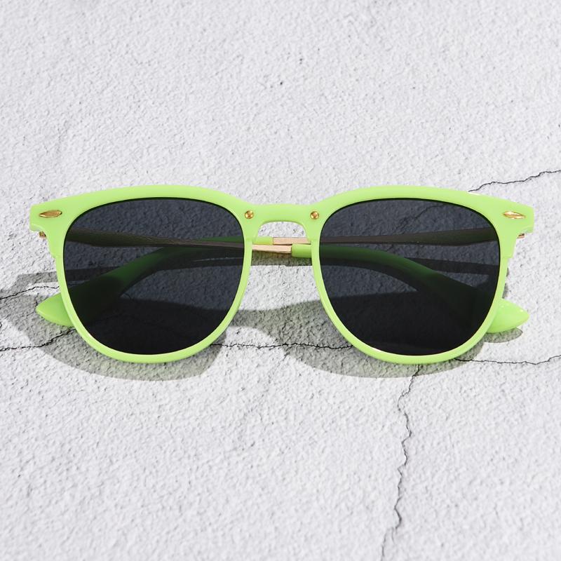 2PCS Sets Fashion Sunglasses Women Brand Desginer Sun Glasses Black Brand Design Rivet Cateye Female Shades Eyeglasses UV400