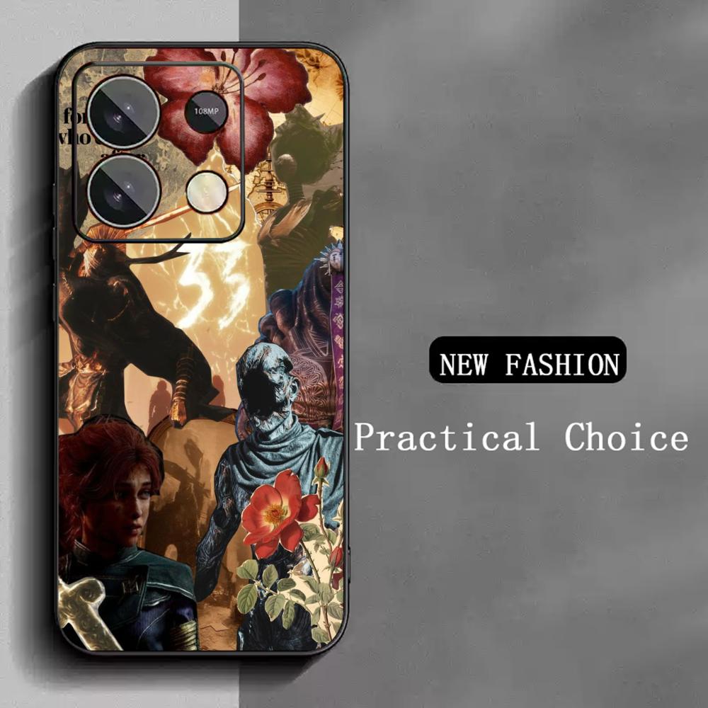 Clair Obscur Expedition 33 Game Phone Case For Redmi Note 14 13 12 11 Pro Plus S 5G 14C A3 Soft Black Phone Cover