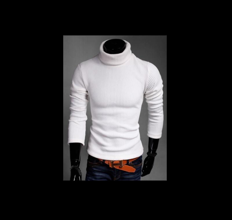 Usa Winter Men Slim Warm Knit High Neck Pullover Jumper Sweater Turtleneck Solid For Ultimate Comfort
