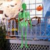 Skeleton Decor 5 Ft Glow In The Dark Bones Model Halloween Skeleton Door Hanger For Party Yard Garden Wall Haunted House Outdoor