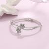 Bracciale versione coreana popolare per il pendolarismo quotidiano bracciale ad apertura a molla semplice bracciale femminile versatile alla moda personalizzato semplice