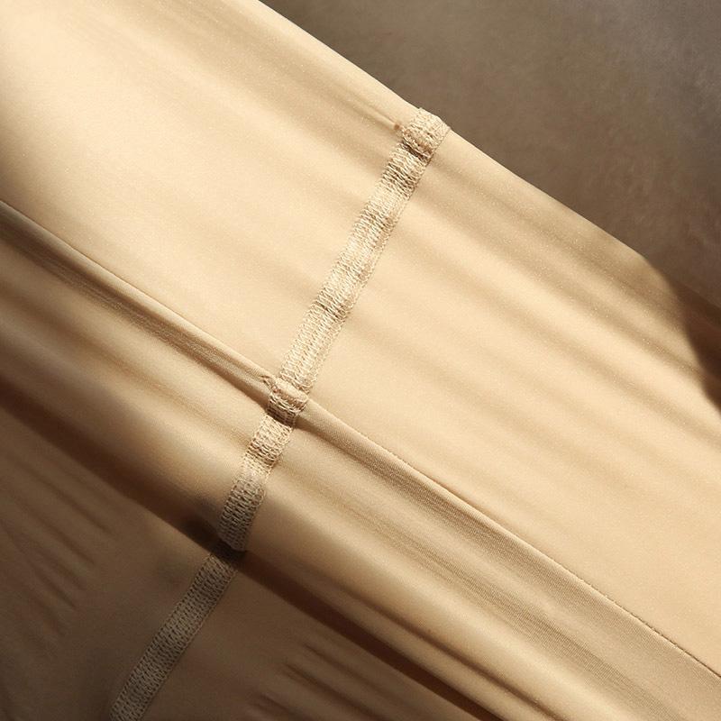 New 8D Crotchless Elastic Magical Stockings Glitter Pantyhose Anti Hook Sexy Oil Open Crotch Shiny Tights Gloss Smoothly Medias